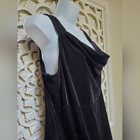 Vintage Velour Velvet Maxi Dress by DW3 for David Warren - Picture 8 of 12